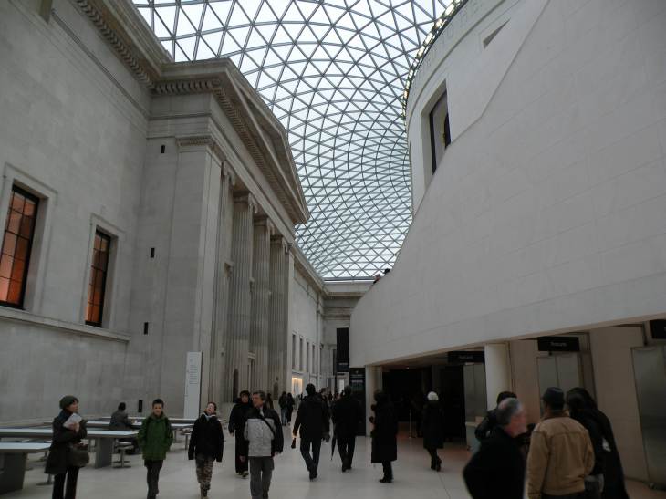  British Museum, cour intérieure couverte d'une verrière